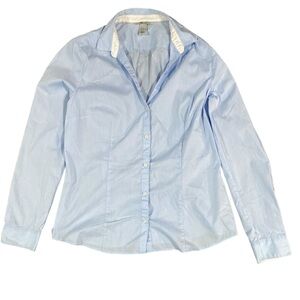 H&M Baby Blue Button Down Shirt Size 14